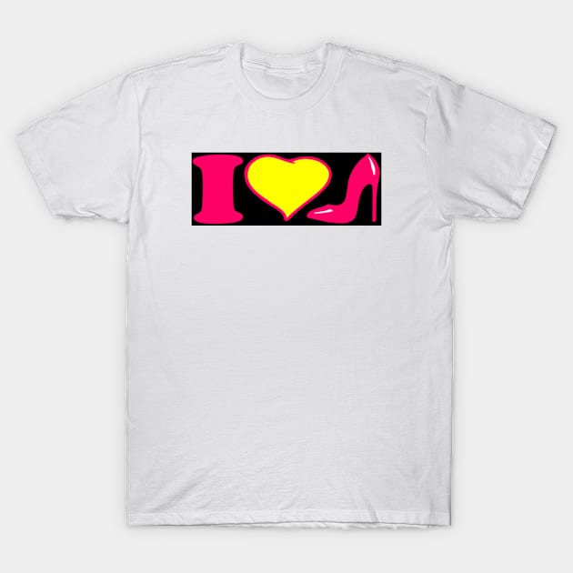 love shoes T-Shirt by kostas rania